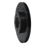 DFC Brake Rotor - Drilled and Slotted - Black 633-76020L