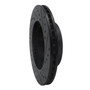 DFC Brake Rotor - Drilled and Slotted - Black 633-76115L