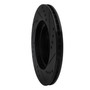 DFC Brake Rotor - Drilled and Slotted - Black 633-76072L