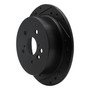 DFC Brake Rotor - Drilled and Slotted - Black 633-76130L