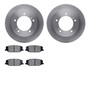 DFC Brake Rotor with 5000 Advanced Brake Pads 6502-47185