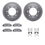 DFC Brake Rotor- HD Brake Pad - Hardware 6412-54101