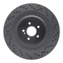 DFC GEOSPEC Coated Rotor - Drilled and Slotted 634-63094