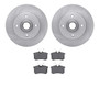 DFC Brake Rotor with 5000 Advanced Brake Pads 6502-74134