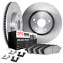 DFC Brake Rotor with 5000 Brake Pads and Hardware Kit 6512-13222