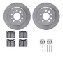 DFC Brake Rotor with 5000 Brake Pads and Hardware Kit 6512-27077