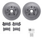 DFC Brake Rotor with 5000 Brake Pads and Hardware Kit 6512-48151
