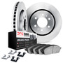 DFC Brake Rotor with 5000 Brake Pads and Hardware Kit 6512-99846
