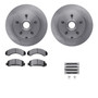 DFC Brake Rotor with 5000 Brake Pads and Hardware Kit 6512-99281