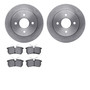 DFC Rotors with EURO 5000 Ceramic Brake Pads 6602-54031