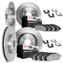 DFC Brake Rotor with 5000 Brake Pads and Hardware Kit 6514-59035
