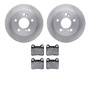 DFC Rotors with EURO 5000 Ceramic Brake Pads 6602-63074