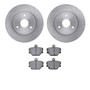 DFC Rotors with EURO 5000 Ceramic Brake Pads 6602-63282