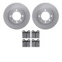 DFC Rotors with EURO 5000 Ceramic Brake Pads 6602-65006