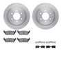 DFC Brake Rotor with 5000 Brake Pads and Hardware Kit 6512-99804