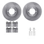 DFC Rotors with EURO 5000 Ceramic Brake Pads includes Hardware 6612-22006