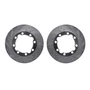 DFC Brake Rotors - Drilled & Slotted - Silver 7002-40000