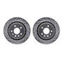 DFC Brake Rotors - Drilled & Slotted - Silver 7002-65021