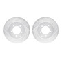DFC Brake Rotors - Drilled & Slotted - Silver 7002-72062