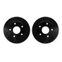 DFC Brake Rotors - Drilled & Slotted - Black 8002-40057