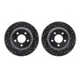 DFC Brake Rotors - Drilled & Slotted - Black 8002-39019