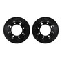 DFC Brake Rotors - Drilled & Slotted - Black 8002-40078