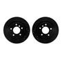 DFC Brake Rotors - Drilled & Slotted - Black 8002-31070