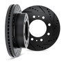 DFC Brake Rotors - Drilled & Slotted - Black 8002-40000