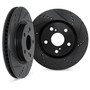 DFC Brake Rotors - Drilled & Slotted - Black 8002-47052