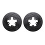 DFC Brake Rotors - Drilled & Slotted - Black 8002-67020