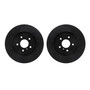 DFC Brake Rotors - Drilled & Slotted - Black 8002-68003