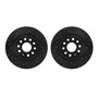 DFC Brake Rotors - Drilled & Slotted - Black 8002-73063