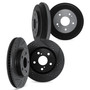 DFC Brake Rotors and Drums - Drilled & Slotted - Black 8004-59050