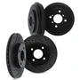 DFC Brake Rotors and Drums - Drilled & Slotted - Black 8004-59058