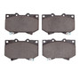 DFC Rotors with 5000 Advanced Brake Pads for 2000-2002 Toyota (Sequoia, Tundra) 6502-76611