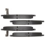 DFC Rotors with 5000 Advanced Brake Pads for 1988-1991 Honda (Civic, CRX) 6502-59162