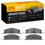 DFC Rotors with Heavy Duty Brake Pads for 2013-2019 Ford/Lincoln (Police Interceptor Sedan, Police Interceptor Utility, Taurus, MKT)