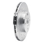 DFC Rotors-Drilled and Slotted-Silver with 5000 Advanced Brake Pads for 1987-1992 Geo/Toyota (Prizm, Corolla, MR2) 7502-76100