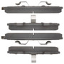 DFC GEOSPEC Rotors with 5000 Advanced Brake Pads for 1992-2002 Chevrolet/GMC (C1500, C1500 Suburban, Express 1500, Suburban 1500) 4502-48086