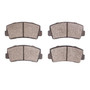 DFC Rotors with 5000 Advanced Brake Pads for 1974-1984 Ford/Mazda (Courier, B1800, B2000, Rotary Pickup) 6502-80262