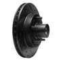 DFC Rotors-Drilled and Slotted-Black with 5000 Advanced Brake Pads for 1998-2003 Chevrolet/GMC (S10, Sonoma) 8502-48003