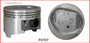 Piston Set of 6 - Fits Chrysler & Mitsubishi 3.0L 6G72 - Size = STD