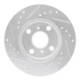DFC Rotors-Drilled and Slotted-Silver with 5000 Advanced Brake Pads for 1991-1994 Toyota (Tercel) 7502-76157
