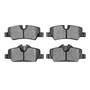 DFC Rotors with 5000 Euro Ceramic Brake Pads for 2014-2022 Mini (Cooper) 6602-32053