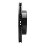 DFC Rotors-Drilled and Slotted-Black with Ultimate Duty Performance Brake Pads for 1977-1978 Jeep (CJ5, CJ7) 8402-42020