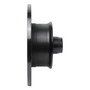 DFC Rotors-Drilled and Slotted-Black with 5000 Advanced Brake Pads includes Hardware for 1979-1985 Volkswagen (Transporter, Vanagon)