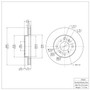 DFC Rotors with 5000 Advanced Brake Pads includes Hardware for 1998-1999 Acura (CL) 6514-59005