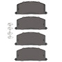 DFC Rotors with 5000 Advanced Brake Pads for 1995-1999 Toyota (Paseo, Tercel) 6502-76290