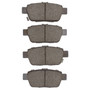 DFC GEOSPEC Rotors with 5000 Advanced Brake Pads for 2009-2014 Acura (TL) 4502-58036