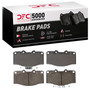 DFC GEOSPEC Rotors with 5000 Advanced Brake Pads for 1988-1995 Toyota (4Runner, Pickup) 4502-76152